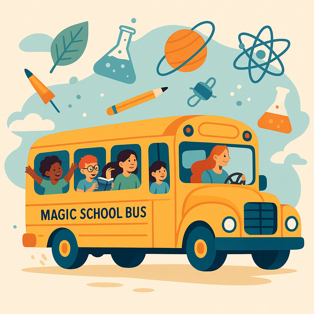 Illustration representing engaging journeys in learning